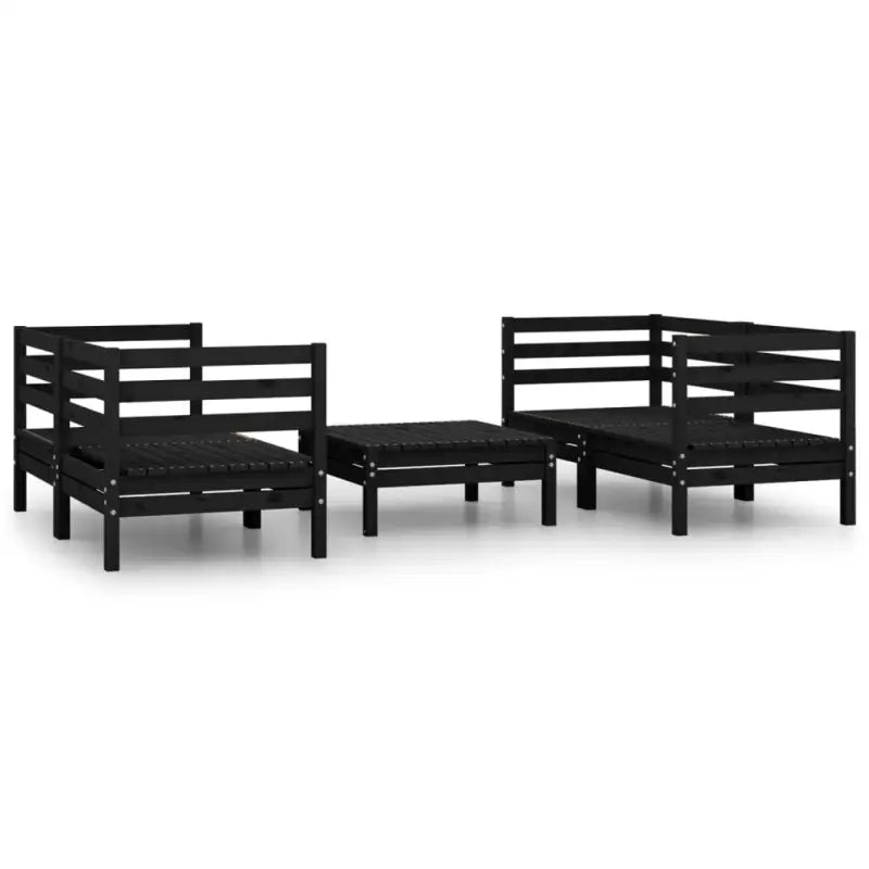 Tuinset van massief grenenhout voor ontspanning en gezelligheid - Tuinsets