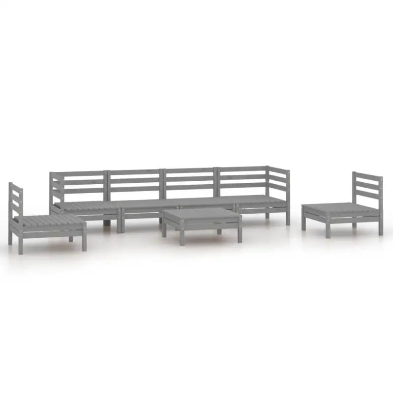 Tuinset van massief grenenhout voor ontspanning en gezelligheid - Tuinsets