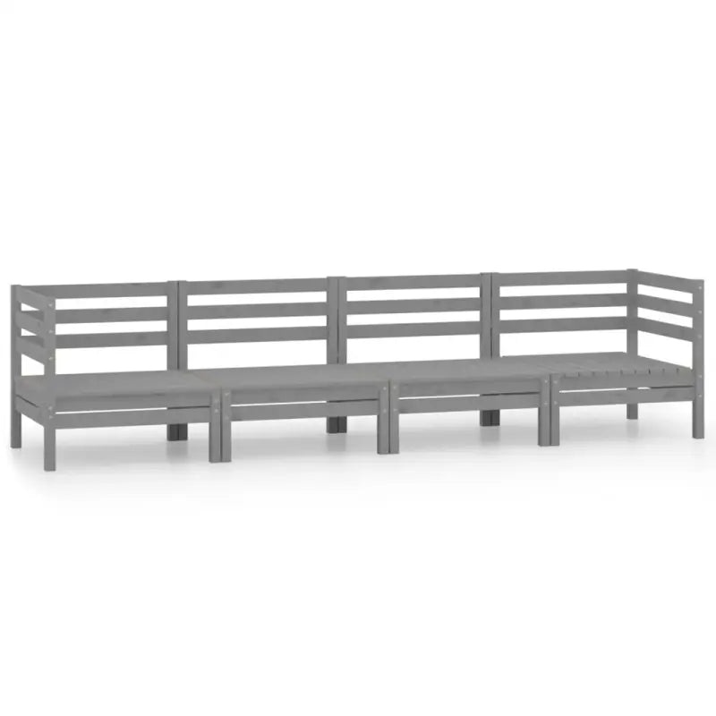 Tuinset van massief grenenhout voor ontspanning en gezelligheid - Tuinsets
