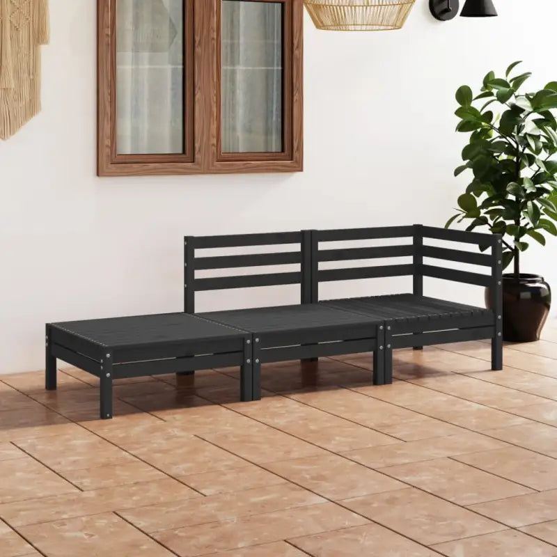 Tuinset van massief grenenhout voor ontspanning en gezelligheid - Tuinsets