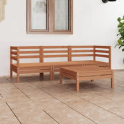 Tuinset van massief grenenhout voor ontspanning en gezelligheid - Tuinsets
