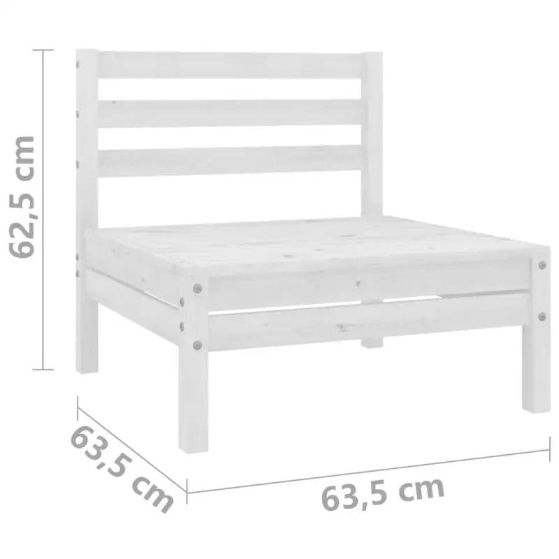Tuinset van massief grenenhout voor ontspanning en gezelligheid - Tuinsets
