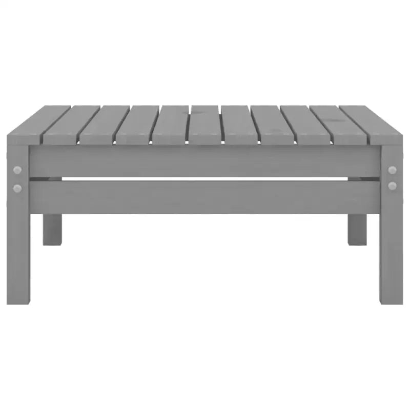 Tuinset van massief grenenhout voor ontspanning en plezier - Grijs - Tuinsets