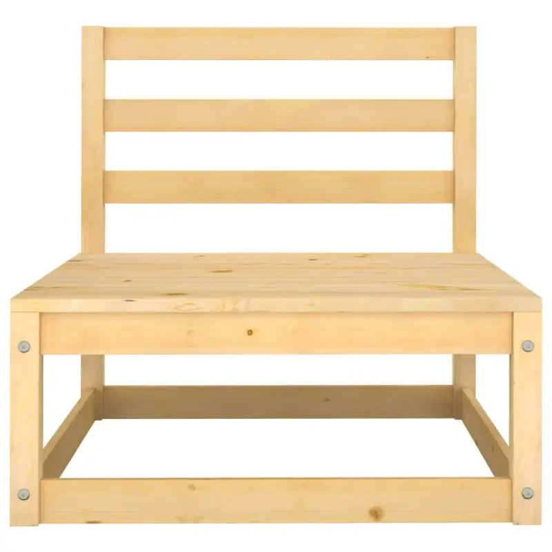 Tuinset van massief grenenhout voor ontspanning en samenkomst - Tuinsets