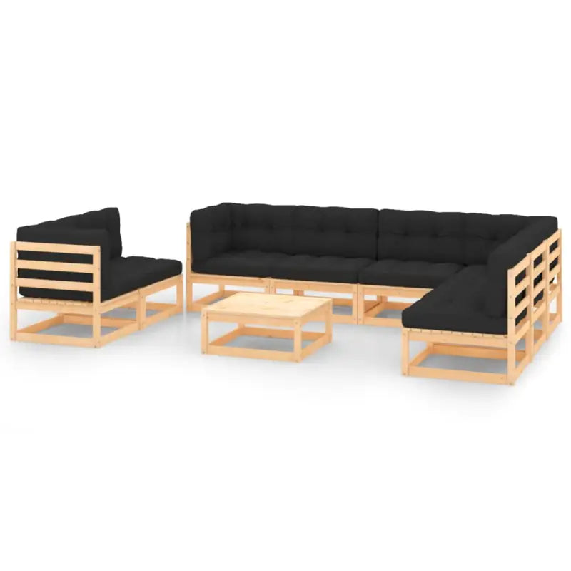 Tuinset van massief grenenhout voor ontspanning en samenzijn - Tuinsets