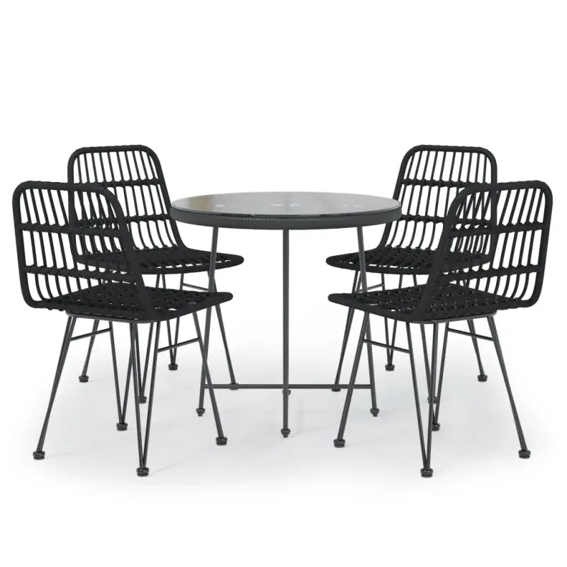 Tuinset van poly rattan met esthetisch rattan uiterlijk en afmetingen - Tuinsets