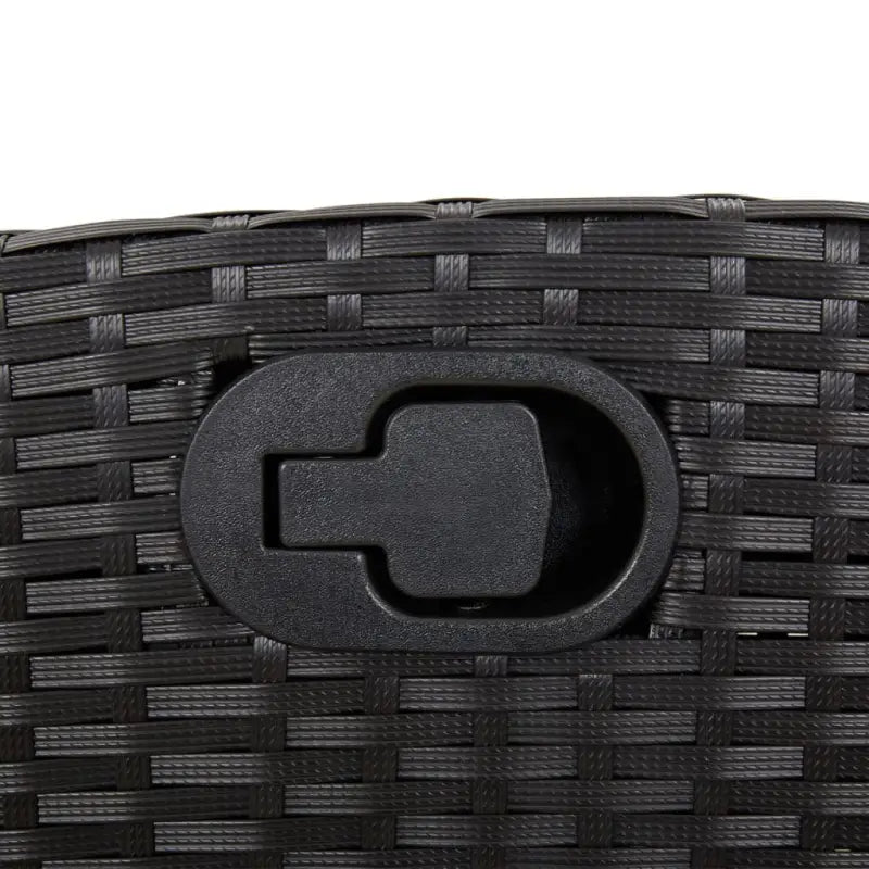 Tuinset van poly rattan met gemakkelijk schoon gehard glas - Tuinsets