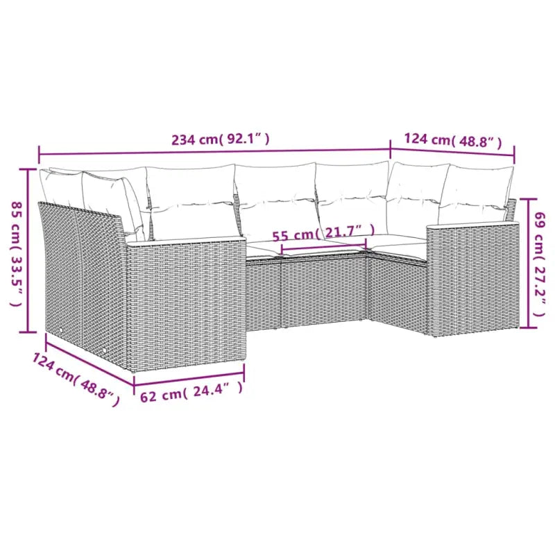 Tuinset van zwart gepoedercoat staal met comfortabele afmetingen - Tuinsets