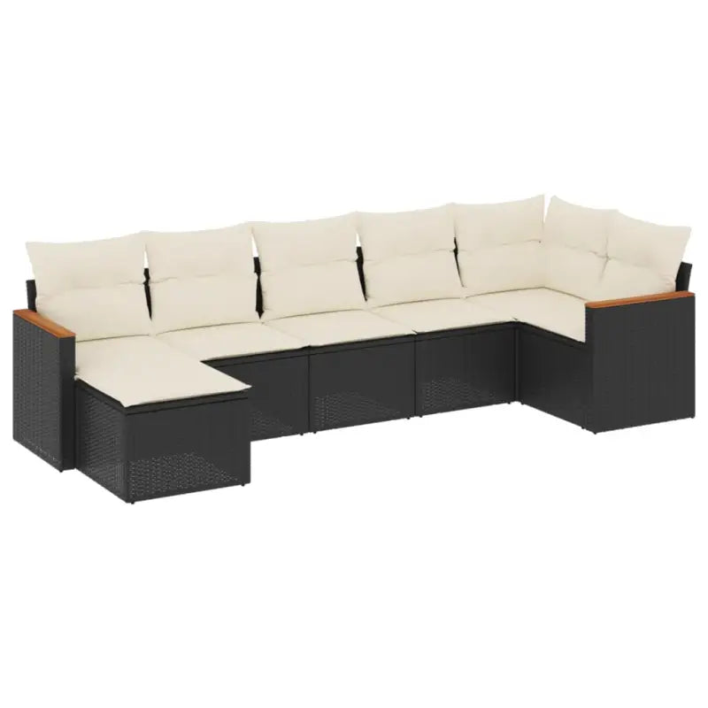 Tuinset van zwart gepoedercoat staal met comfortabele afmetingen - Tuinsets