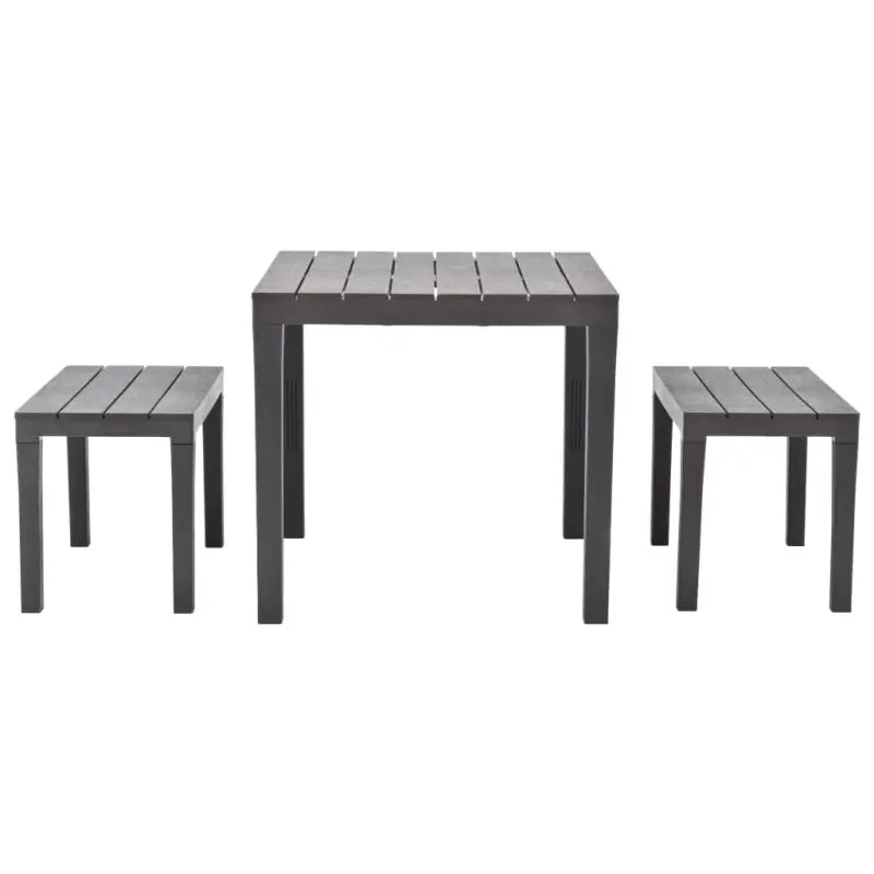 Tuinset voor loungen en dineren met montage vereist levering bevat - Bruin - Tuinsets