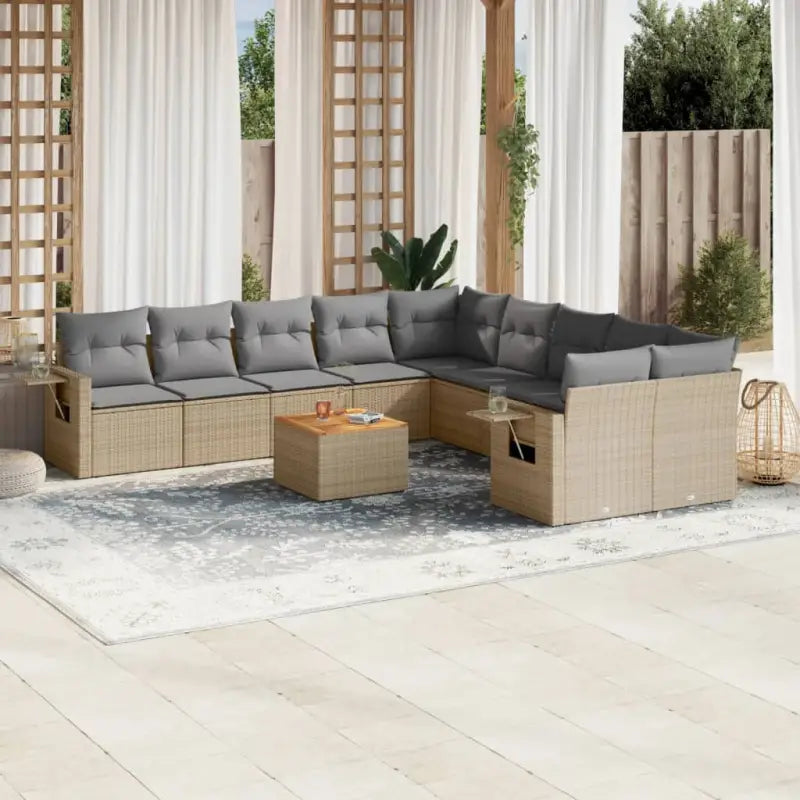 Tuinsets in gemengd beige voor een comfortabele buitenruimte - Tuinsets