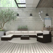 Tuinsets Levering Bevat Rattan Loungeset voor het hele jaar - Bruin - Tuinsets