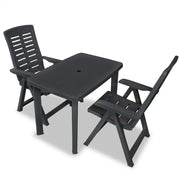 Tuinsets levering bevat weerbestendige bistroset met parasolgat - Tuinsets