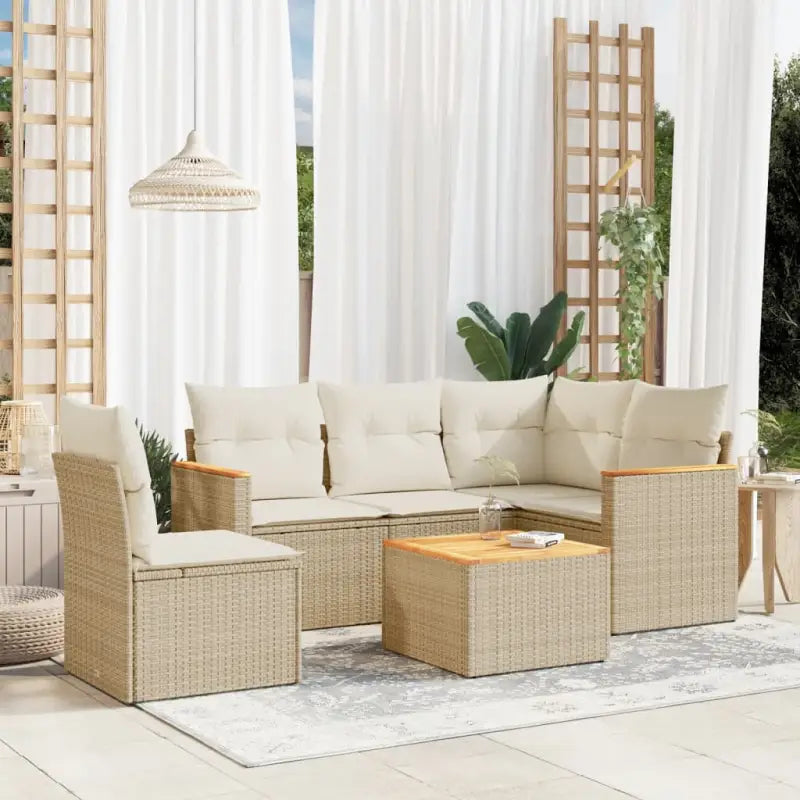 Tuinsets met beige materiaal en gepoedercoat staal voor buitenplezier - Beige / Met tafel - Tuinsets
