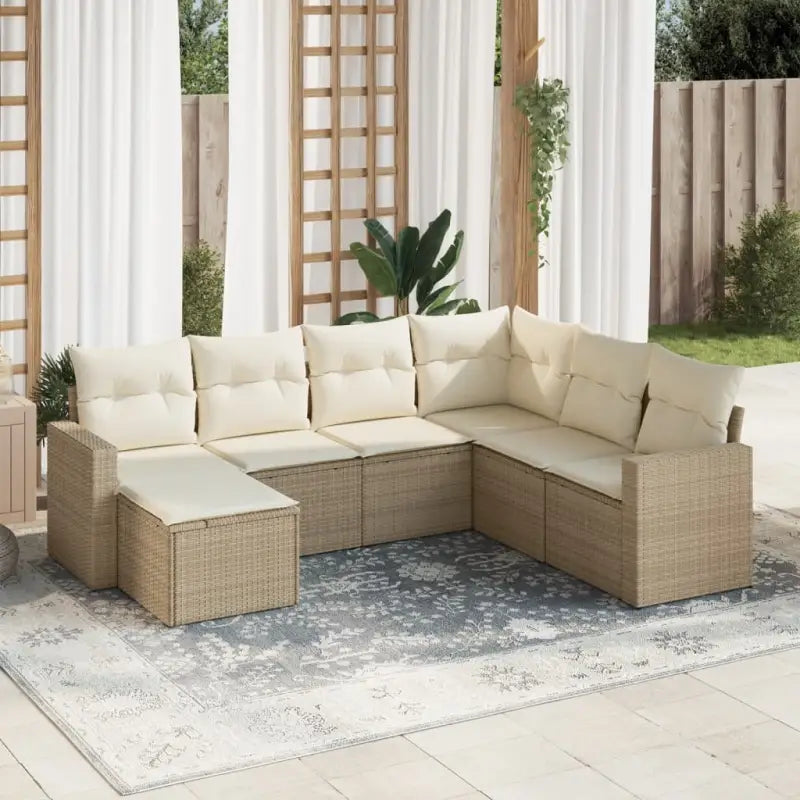 Tuinsets met beige materiaal en gepoedercoat staal voor buitenplezier - beige en crèmekleurig / Zonder tafel - Tuinsets
