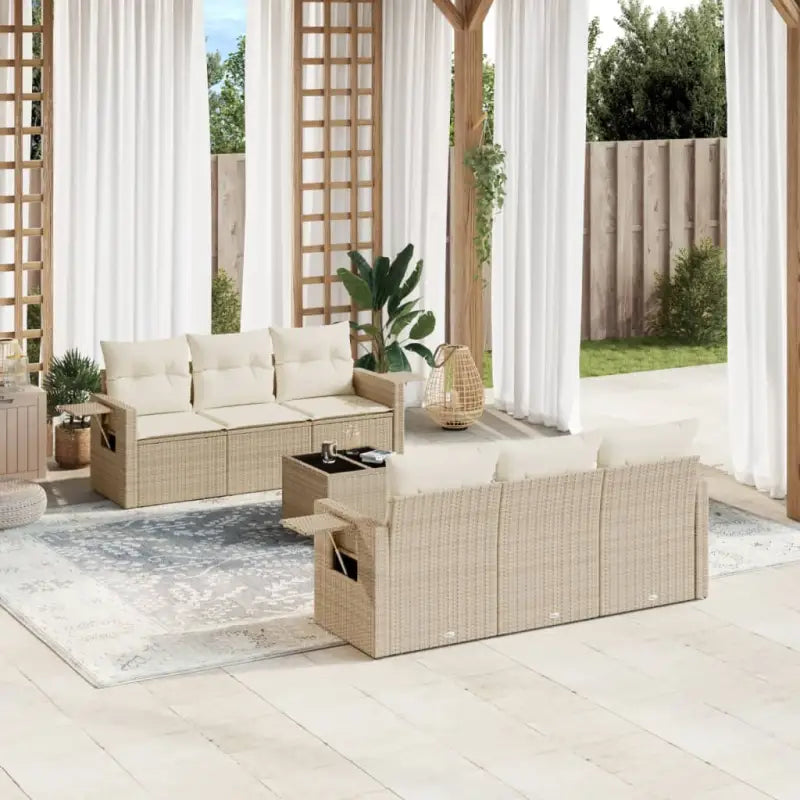 Tuinsets met beige materiaal en gepoedercoat staal voor jouw terras - beige en crèmekleurig - Tuinsets