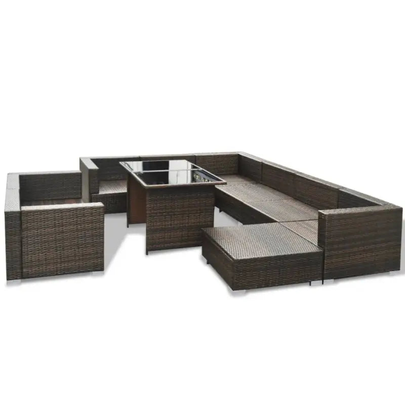 Tuinsets met levering bevat rattan loungeset voor het hele jaar buiten - Tuinsets