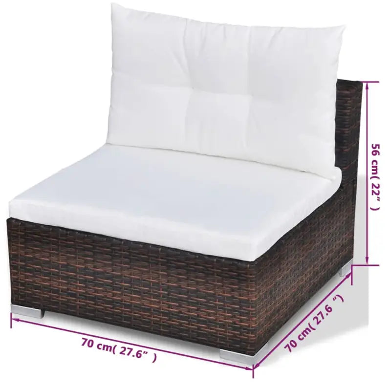 Tuinsets met levering bevat rattan loungeset voor het hele jaar buiten - Tuinsets