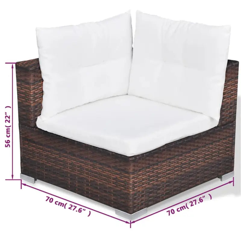 Tuinsets met levering bevat rattan loungeset voor het hele jaar buiten - Tuinsets