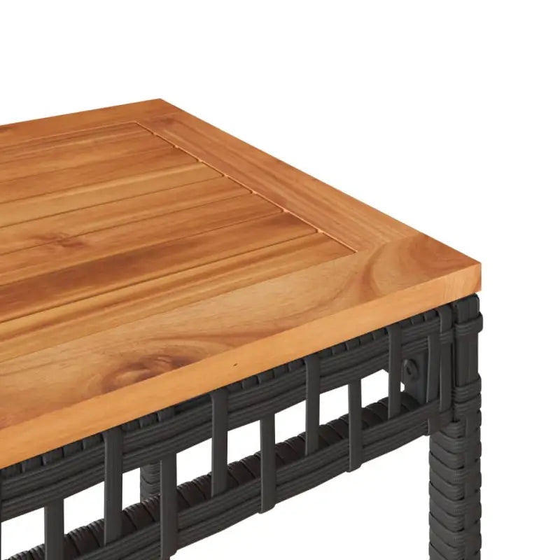 Tuinsets met poly rattan en comfortabele zitervaring in natuurlijke afwerking - Tuinsets