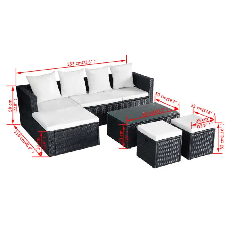 Tuinsets met stalen frame voor moderne elegantie levering bevat - Tuinsets