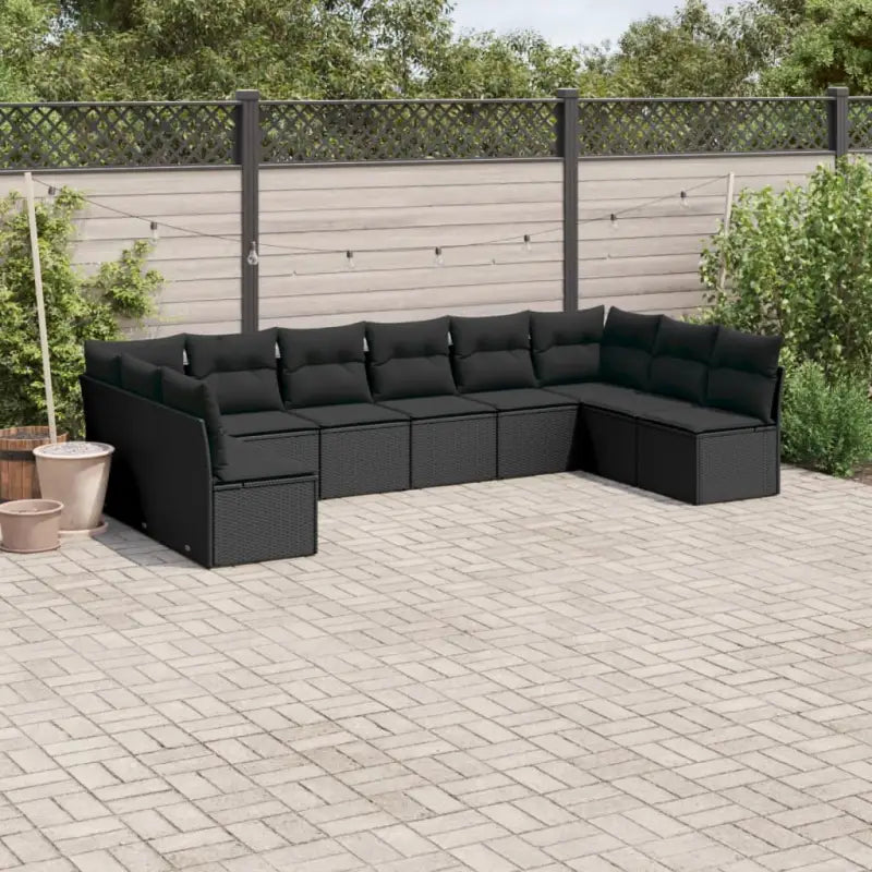 Tuinsets met waterdichte tas en zwart gepoedercoat staal - Zwart / Zonder tafel - Tuinsets