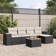Tuinsets met zwart materiaal en gepoedercoat staal voor buitengebruik - Tuinsets