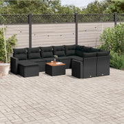Tuinsets met zwart materiaal en gepoedercoat staal voor comfortabel buiten genieten - Tuinsets