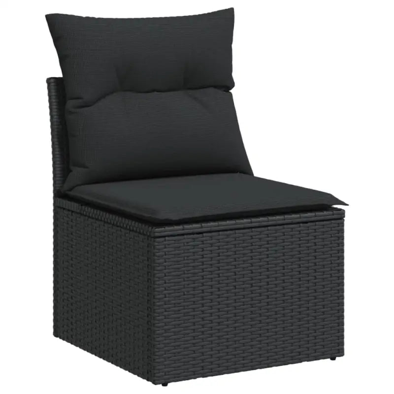 Tuinsets met zwart materiaal en gepoedercoat staal voor comfortabel buiten Gebruik - Tuinsets