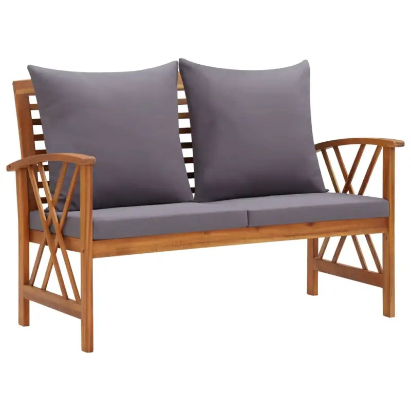 Tuinsets van massief acaciahout met vintage uitstraling - Tuinsets