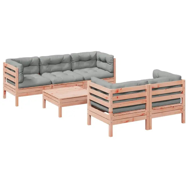 Tuinsets van massief Douglas vurenhout voor buiten comfortabel genieten - Tuinsets