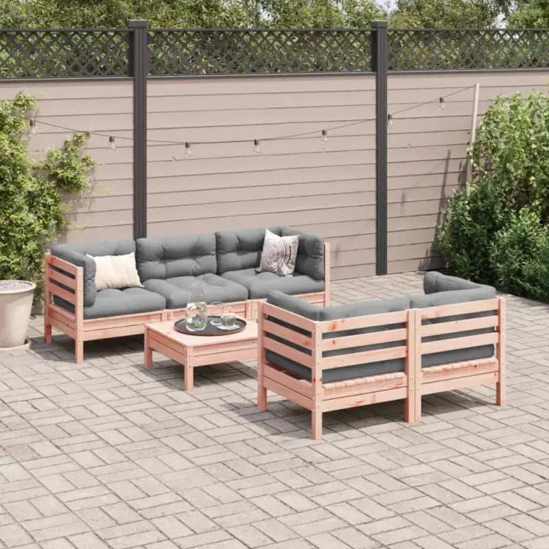 Tuinsets van massief Douglas vurenhout voor buiten comfortabel genieten - Tuinsets