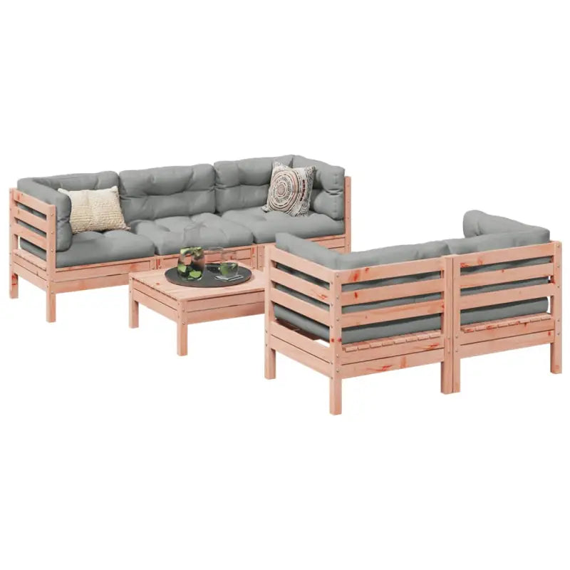 Tuinsets van massief Douglas vurenhout voor buiten comfortabel genieten - Natuurlijk douglashout - Tuinsets