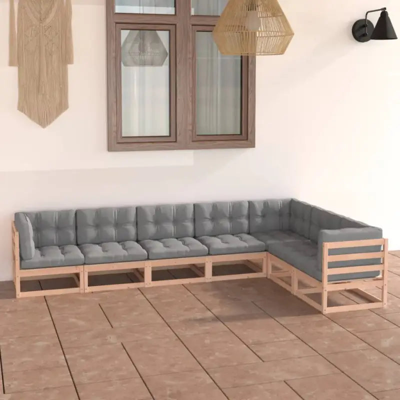 Tuinsets van massief grenenhout voor ontspanning en gezelligheid - Tuinsets