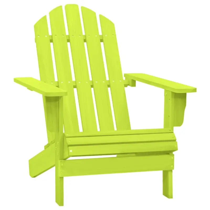 Tuinstoel van massief vurenhout voor comfortabel ontspanning - Groen / 1 - Tuinstoelen