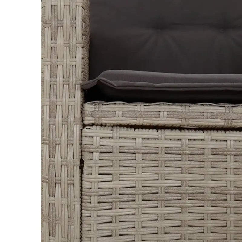 Tuinstoelen en tafel met poly rattan en gemakkelijk schoon glas - Tuinsets