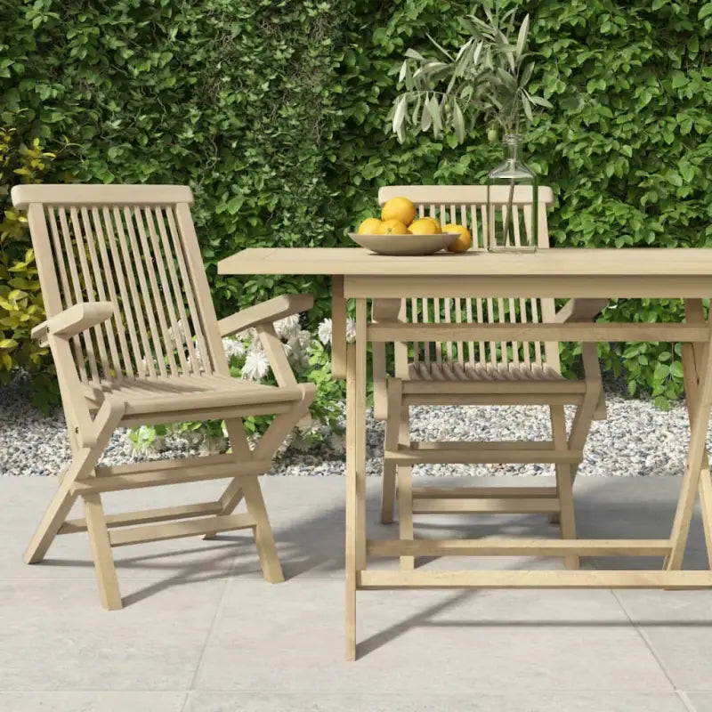 Tuinstoelen in massief teakhout voor een comfortabele ervaring - 2 - Tuinstoelen