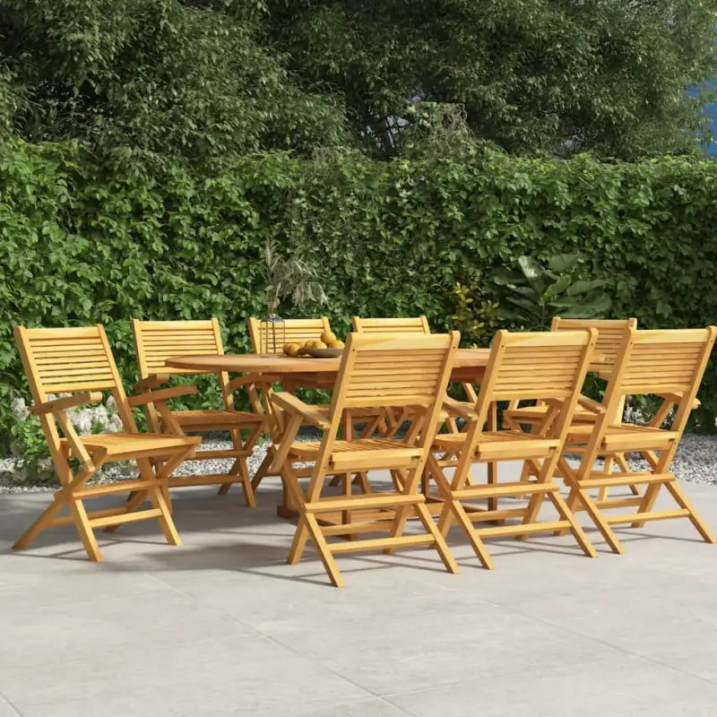 Tuinstoelen met massief teakhout voor een comfortabele ervaring - 8 / Met armleuning - Tuinstoelen
