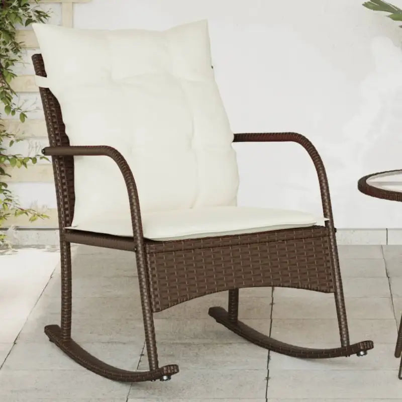 Tuinstoelen met poly rattan en comfortabele zitervaring - Bruin / 1 - Tuinstoelen