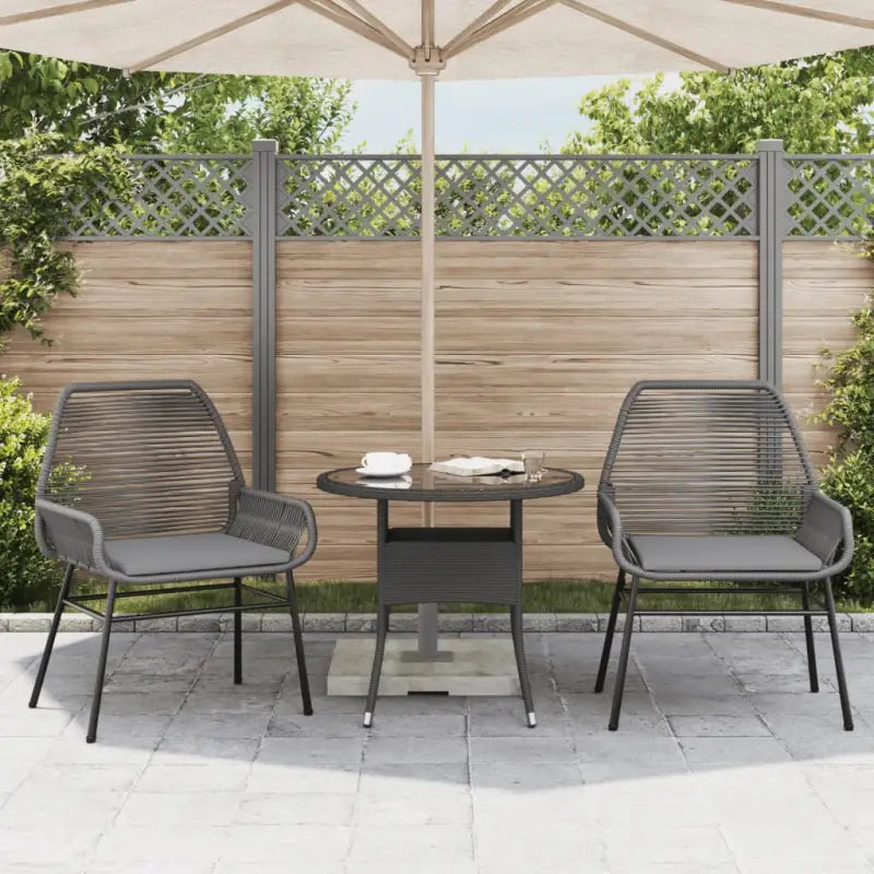 Tuinstoelen met poly rattan voor een comfortabele zitervaring - Tuinstoelen