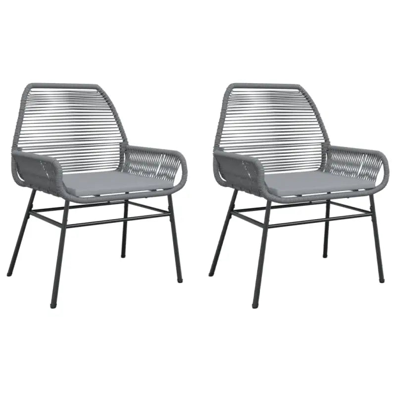 Tuinstoelen met poly rattan voor een comfortabele zitervaring - Tuinstoelen