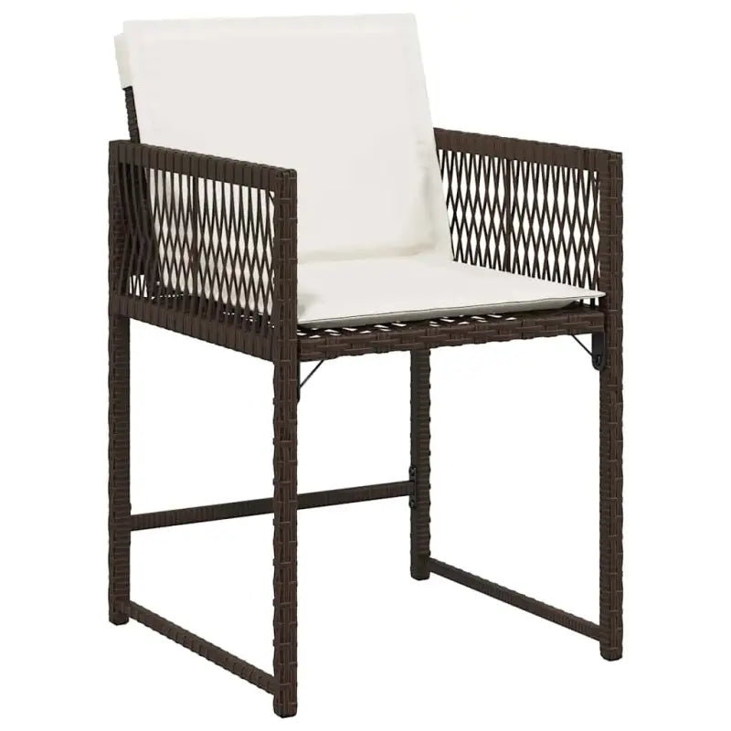 Tuinstoelen met poly rattan voor een comfortabele zitervaring met wasbare hoes - Tuinstoelen