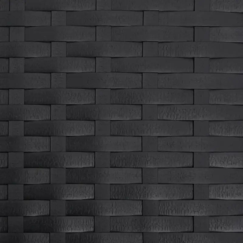 Tuinstoelen met voetenbank van poly rattan met comfortabele afmetingen zitkussen - Tuinstoelen