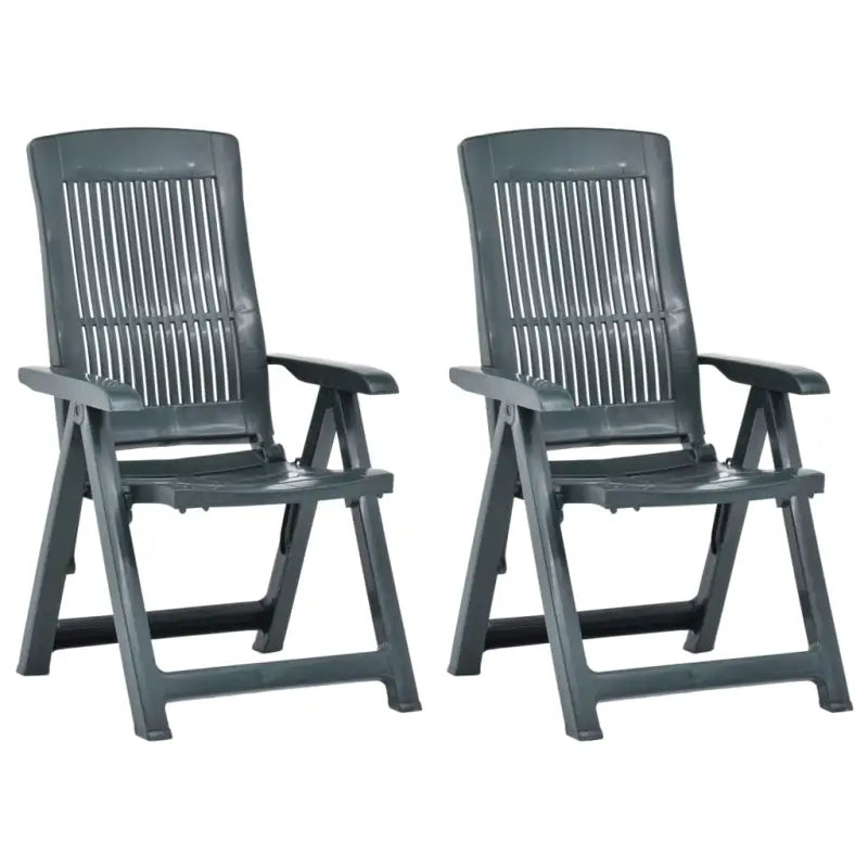 Tuinstoelen set met levering bevat voor comfortabel buiten genieten - Groen / 2 - Tuinstoelen