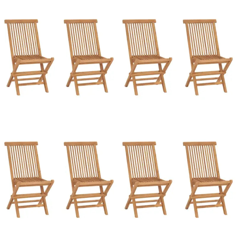 Tuinstoelen set van fijn geschuurd teakhout met comfortabele afmetingen - 8 - Tuinstoelen