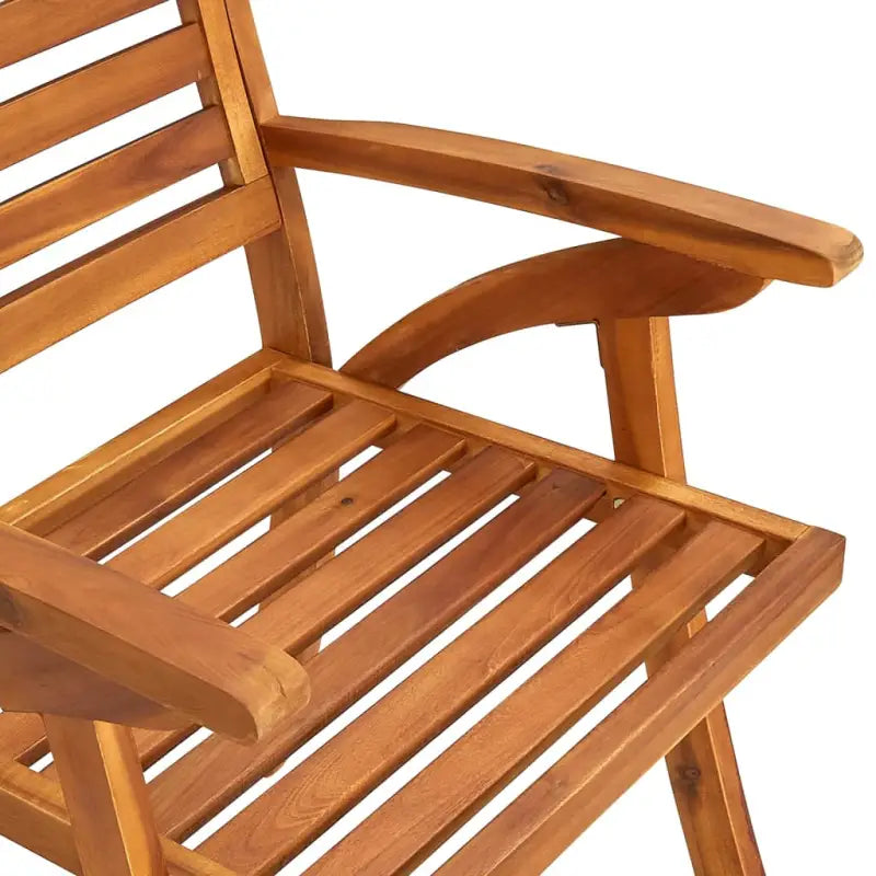 Tuinstoelen set van massief acaciahout voor tuin en terras - Tuinstoelen
