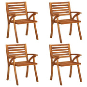Tuinstoelen set van massief acaciahout voor tuin en terras - Tuinstoelen