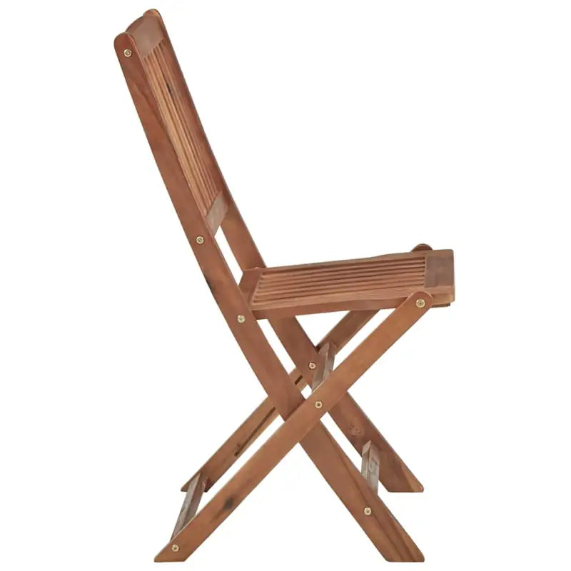 Tuinstoelen van massief acaciahout met kussens voor terras en tuin - Tuinstoelen