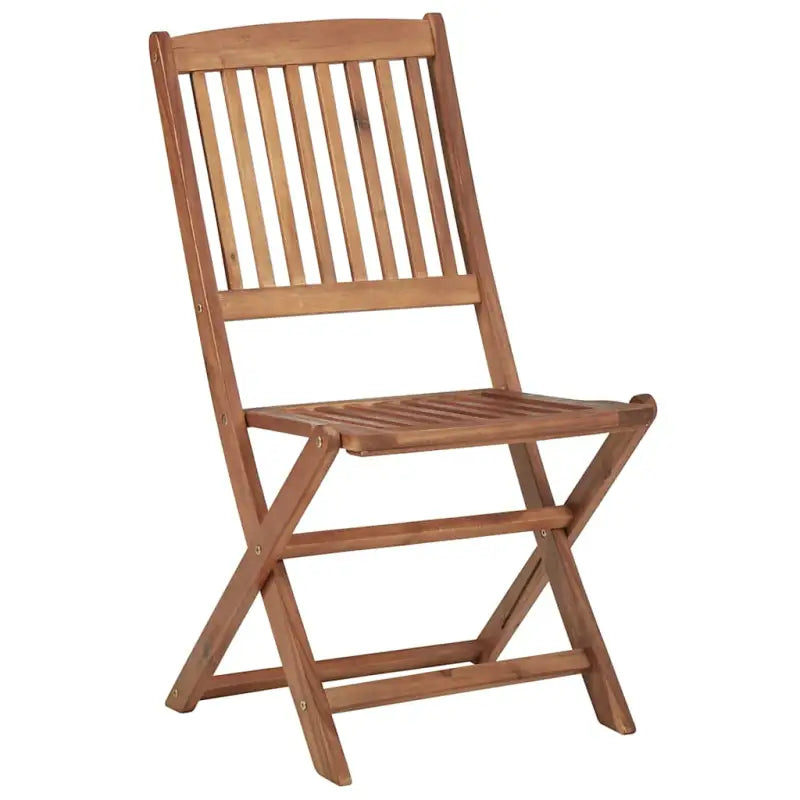 Tuinstoelen van massief acaciahout met kussens voor terras en tuin - Tuinstoelen