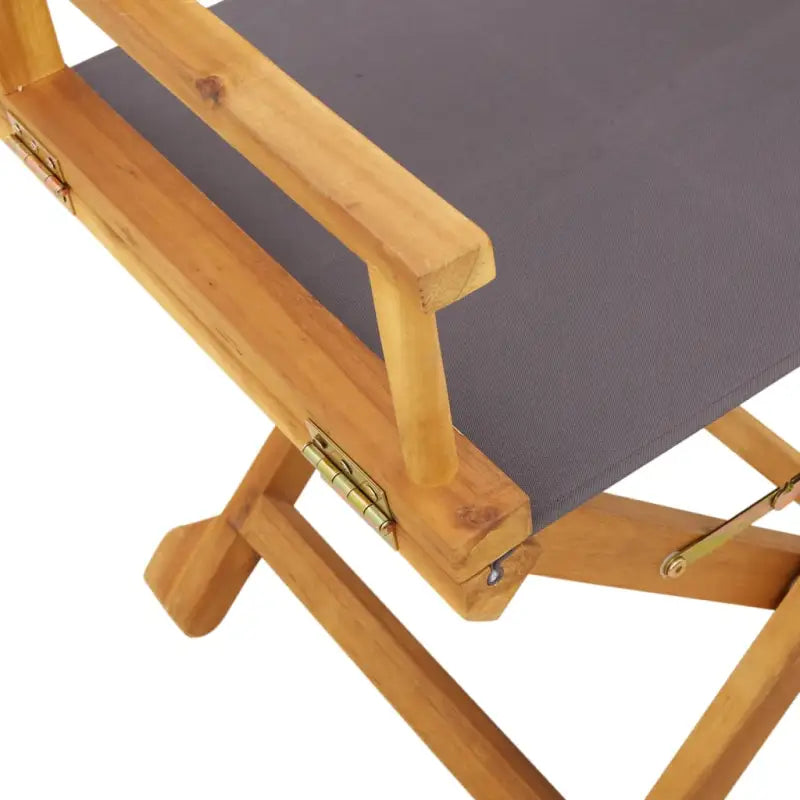 Tuinstoelen van massief acaciahout met opklapbare functie - Tuinstoelen